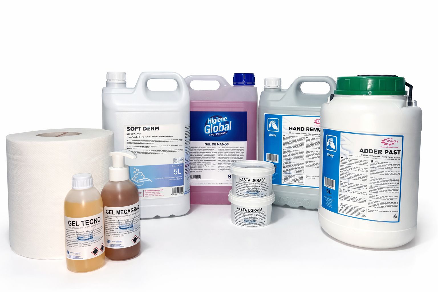 Geles y pastas para el cuidado de la piel